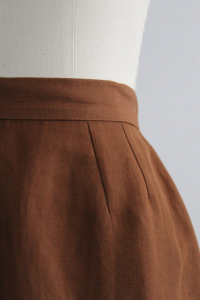 fireside linen skirt