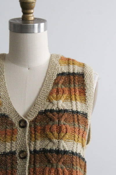 sunrise wool vest