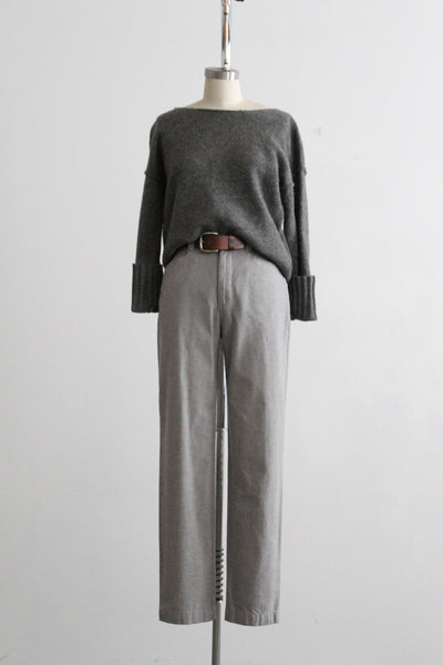 stone cotton trousers (m)