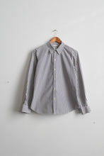 striped oxford button up