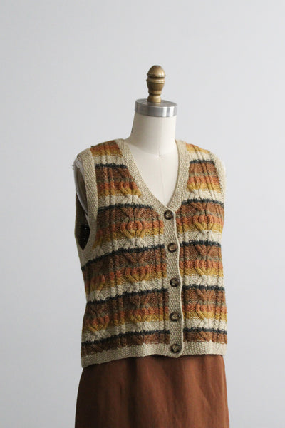 sunrise wool vest