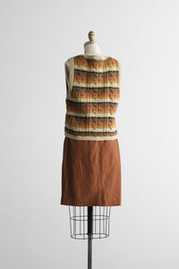 fireside linen skirt