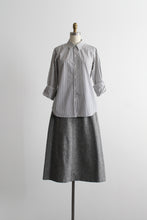 striped oxford button up