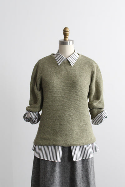grass cotton sweater