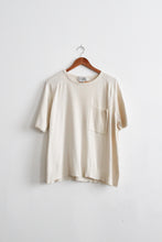 parchment raw silk tee (xl)