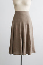morel linen midi skirt (l/xl)