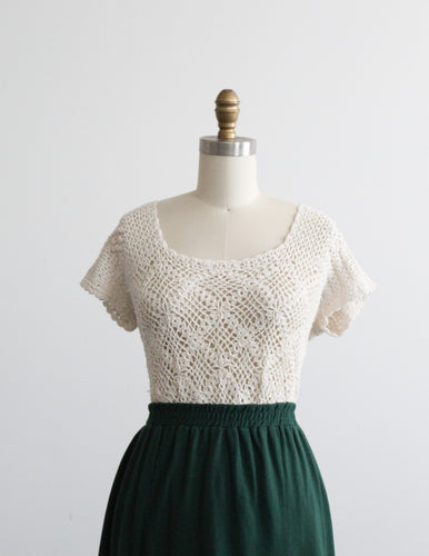 threadlight crochet tee