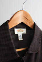 espresso gingham skirt set