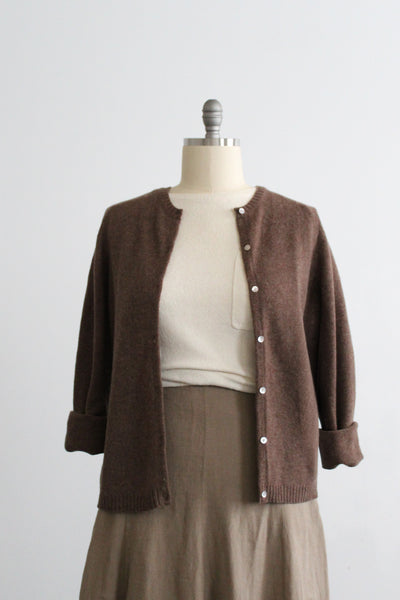 morel wool sweater (l/xl)