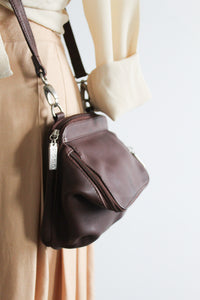 walnutshell leather shoulder bag