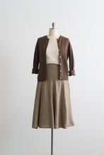 morel linen midi skirt (l/xl)