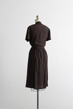 espresso gingham skirt set