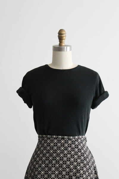 inkwell silk knit tee