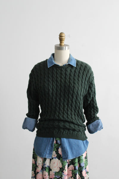 spruce cotton sweater (s/m)