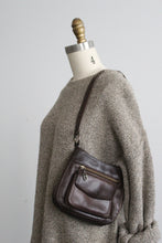 walnut leather mini bag