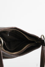 walnut leather mini bag