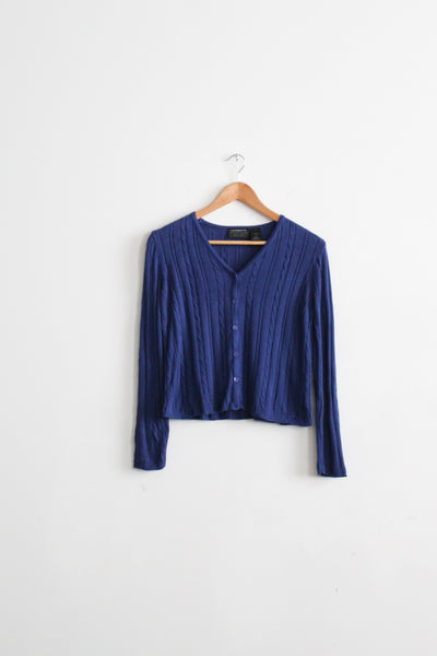 lapis knit button up (s/m)
