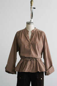 acorn peasant blouse
