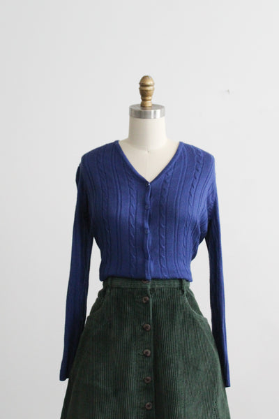 lapis knit button up (s/m)