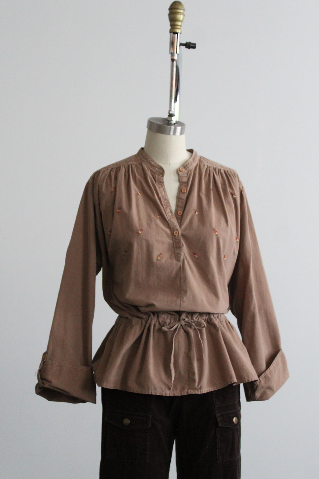 acorn peasant blouse