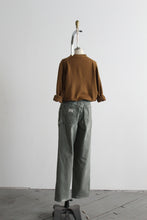 moss cotton trousers