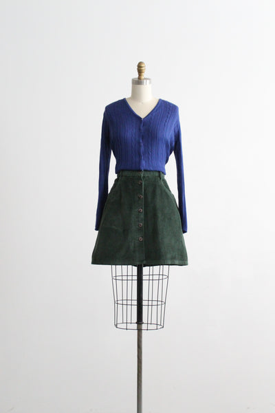 spruce corduroy mini skirt (m/l)