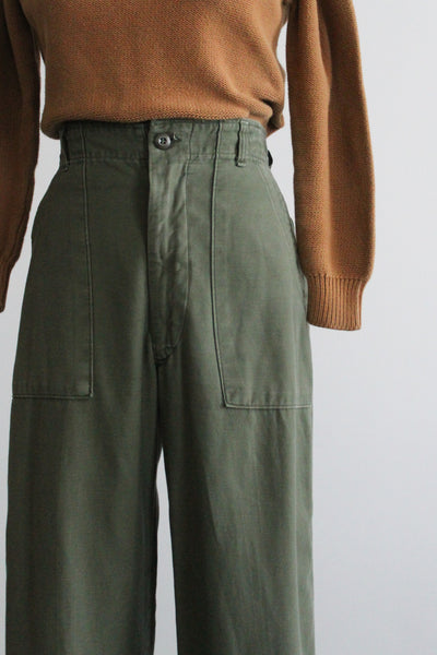 olivebranch cotton trousers