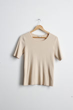 gullwing rib knit tee