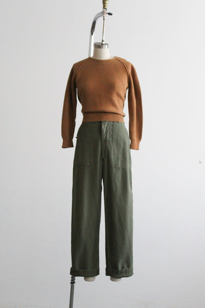 olivebranch cotton trousers