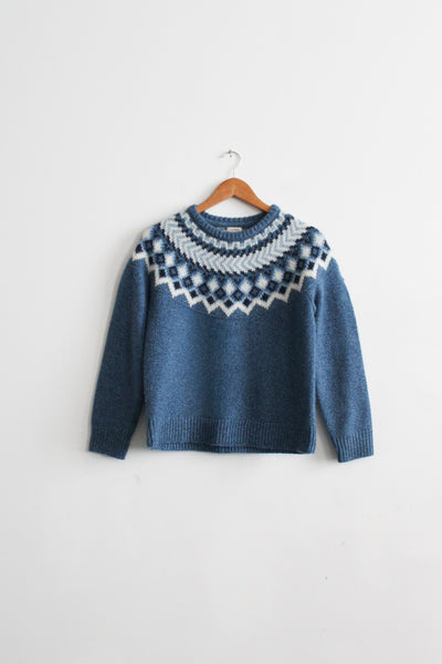 après-ski fair isle sweater (s)