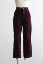 plum corduroy trousers (s/m)
