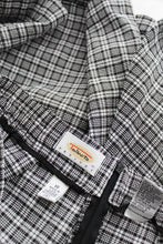 salt & pepper gingham skort