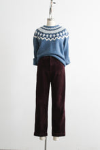 plum corduroy trousers (s/m)