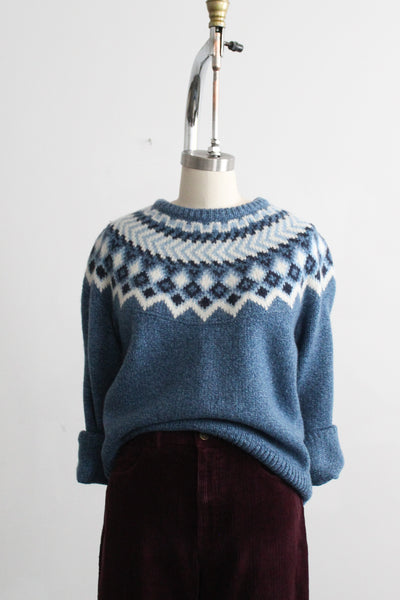 après-ski fair isle sweater (s)