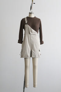 cocoa cotton cable knit sweater