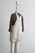 ecru cotton shorteralls
