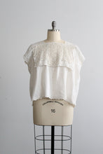 serenade boxy lace tee