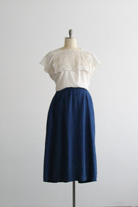 stormwatch linen maxi skirt