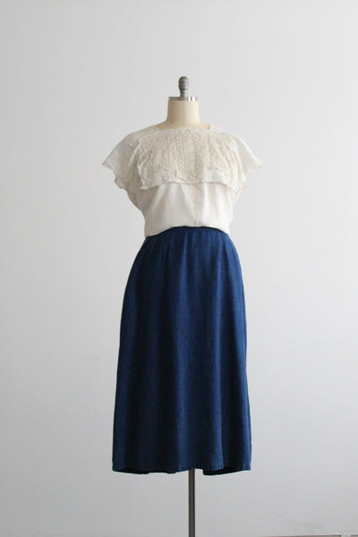 stormwatch linen maxi skirt