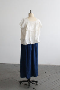 serenade boxy lace tee