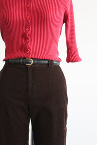 walnut corduroy trousers