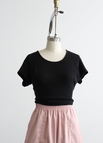 vintage black cotton tee