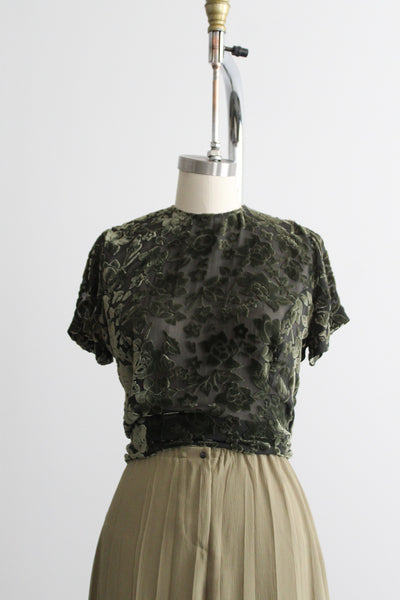 forestry burnout velvet tee