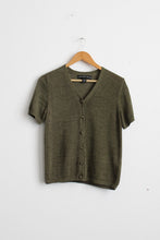 willow knit button up