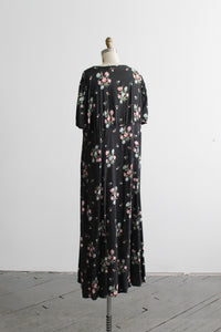 autumn bouquet maxi dress