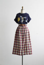 hollybrook plaid cotton skirt