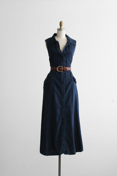 kinfolk dark denim dress