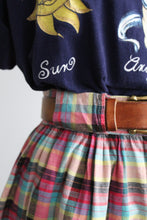 hollybrook plaid cotton skirt