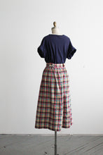 hollybrook plaid cotton skirt