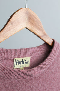 rose quartz wool & angora sweater